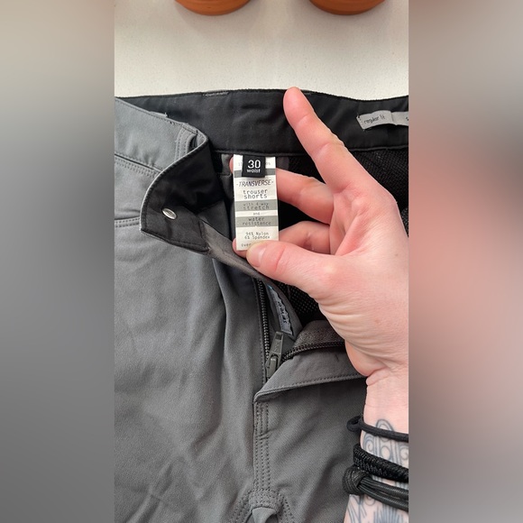 Swrve Transverse Trouser Shorts Men’s 30 Grey - Picture 7 of 7